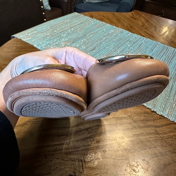 Tory Burch Minnie Ballet Flat in Tan - Picture 9 of 10